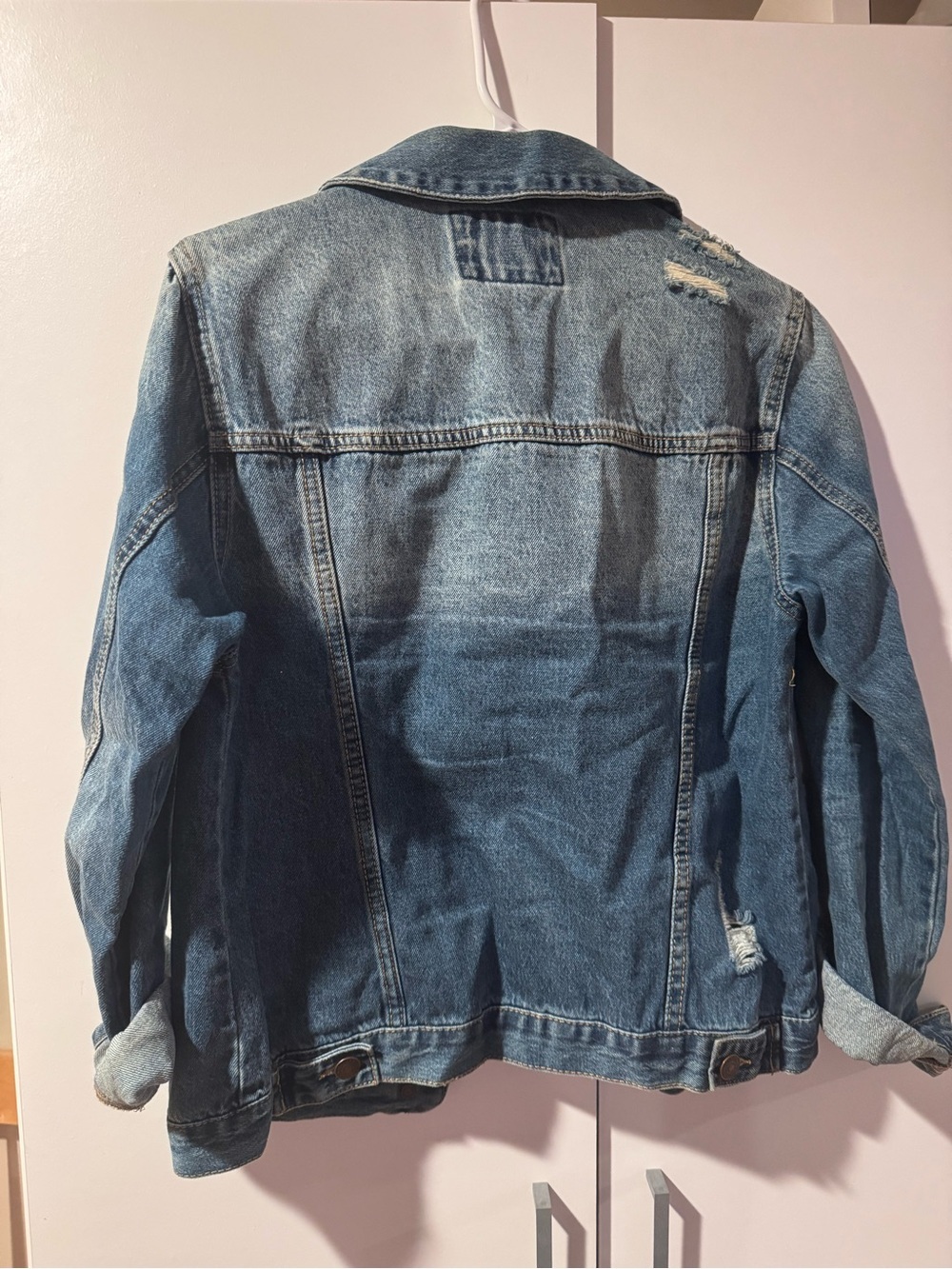 Distressed Denim Jacket - Picture 3 of 3